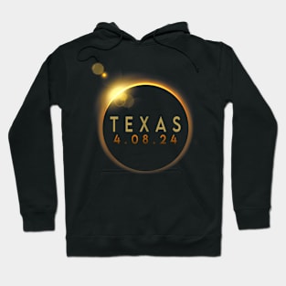 Total Solar Eclipse 2024 Totality Texas Hoodie